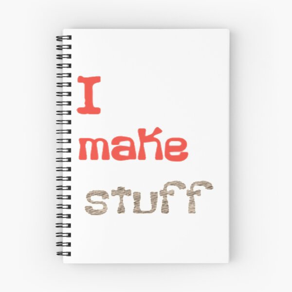 Item preview, I make stuff statement for crafty people, or just, make stuff. designed and sold by DianeBP.