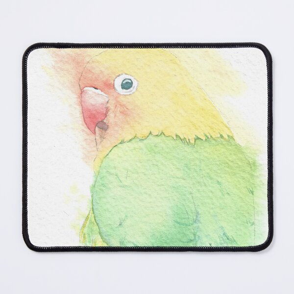 Item preview, Copy of Lovebird watercolor portrait designed and sold by L'Atelier Oranjade.
