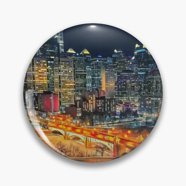 Item preview, Calgary at Night designed and sold by Sofia-Draws.