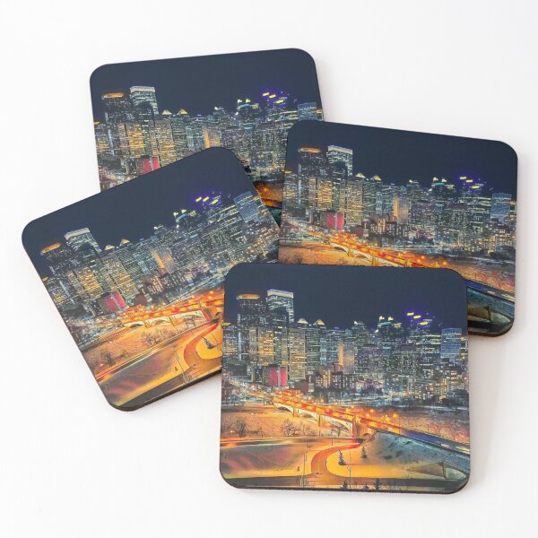 Item preview, Calgary at Night designed and sold by Sofia-Draws.