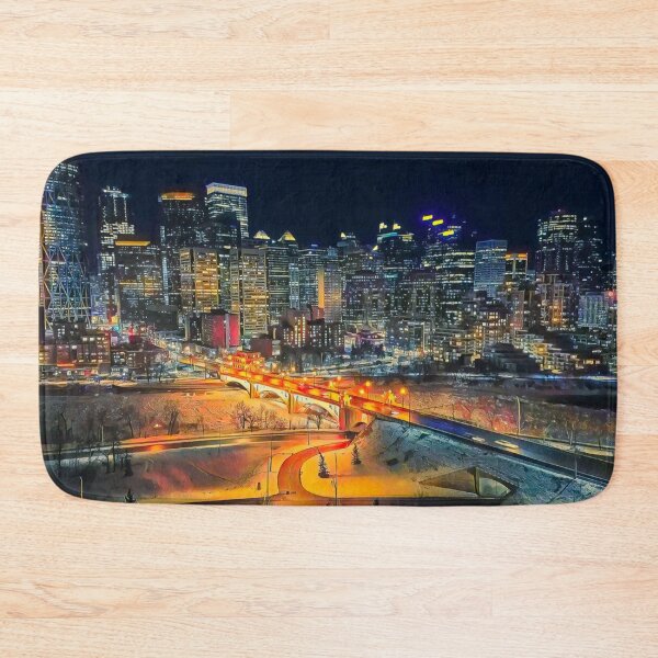 Item preview, Calgary at Night designed and sold by Sofia-Draws.