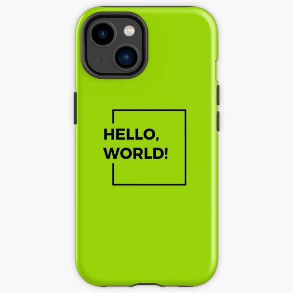 Hello World iPhone Tough Case