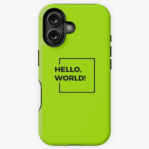 Hello World iPhone Tough Case