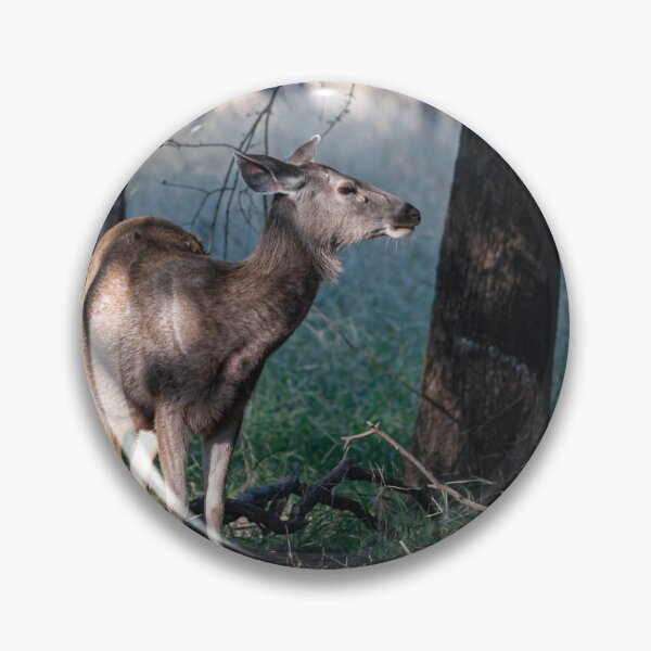 Item preview, Sambar deer in the woods designed and sold by Pravine Chester.