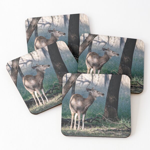 Item preview, Sambar deer in the woods designed and sold by Pravine Chester.