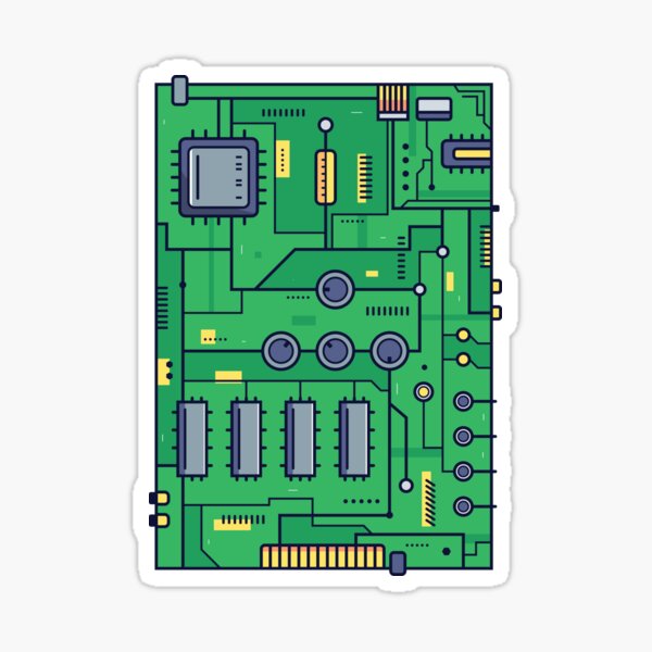 Item preview, Circuit Diagram Cartoon designed and sold by Blaacklight.