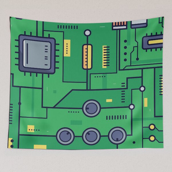 Item preview, Circuit Diagram Cartoon designed and sold by Blaacklight.