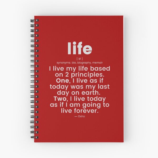 Item preview, I live my life... Osho Quote – To Turn You Outside In! - text design designed and sold by RetComly.