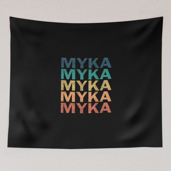 Item preview, Myka Name T Shirt - Myka Vintage Retro Myka Name Gift Item Tee designed and sold by mackpatsy.
