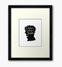 I Believe in Sherlock Framed Print