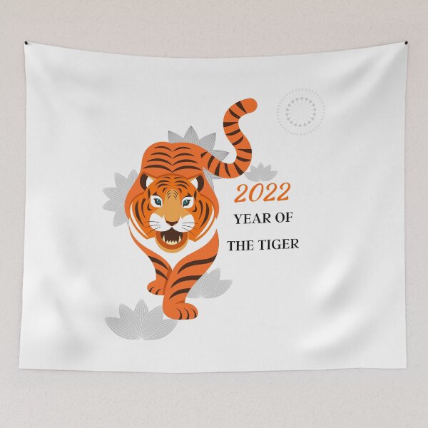Item preview, 2022 Year of The Tiger designed and sold by ecdato.