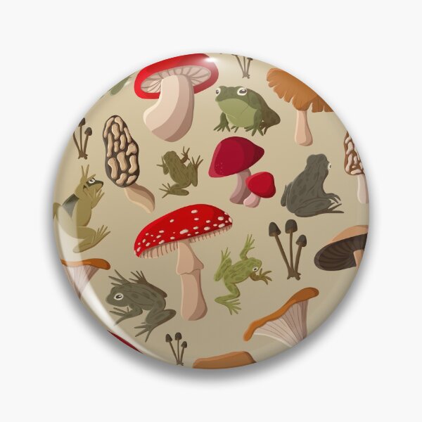 Item preview, Frogs and Mushrooms designed and sold by Flynnsdrawings.