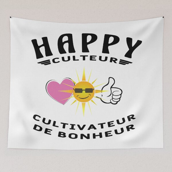 Item preview, Happy farmer, cultivator of happiness - Humor Message designed and sold by rubislys.