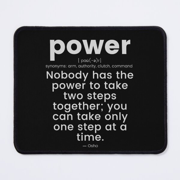 Item preview, Nobody has the power... Osho Quote – To Turn You Outside In! - text design designed and sold by RetComly.