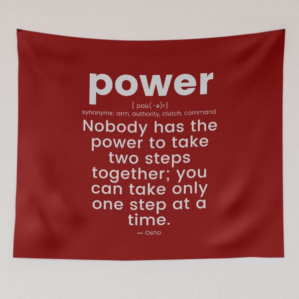 Item preview, Nobody has the power... Osho Quote – To Turn You Outside In! - text design designed and sold by RetComly.