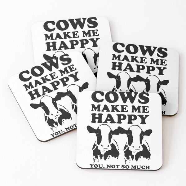 Artikelvorschau, Funny Cow Make me happy you not so much Keep Calm and Love Cows Farming Cow Love Art Design Happy Apparel Essential Inspiration Joy Mood Funny entworfen und verkauft von DesignByHeartUK.
