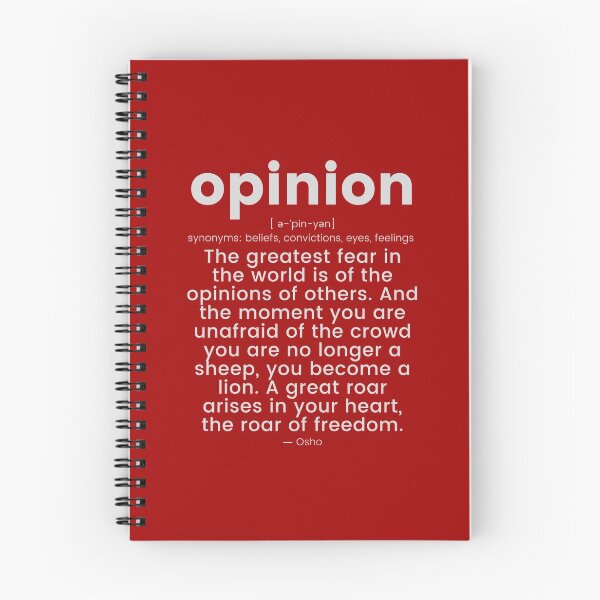 Item preview, The opinions of others... Osho Quote – To Turn You Outside In! - text design designed and sold by RetComly.