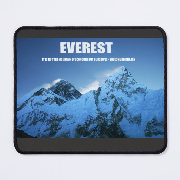 Item preview,  Mount Everest and Hillary quote designed and sold by beavo.
