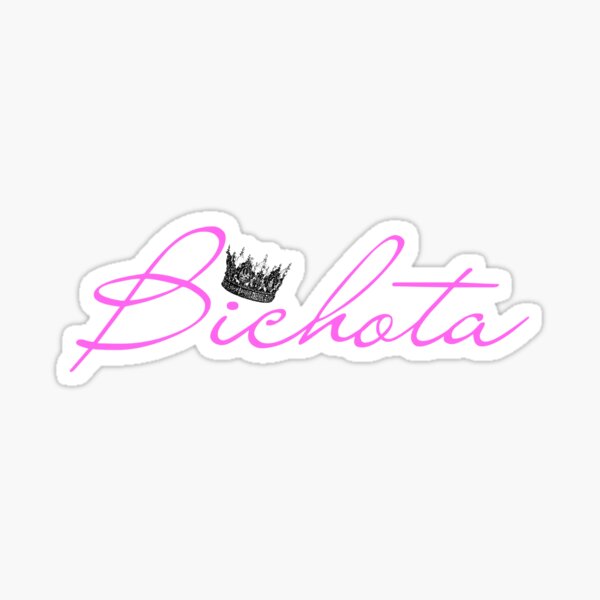 "Bichota" Sticker for Sale by ClauCollado Redbubble