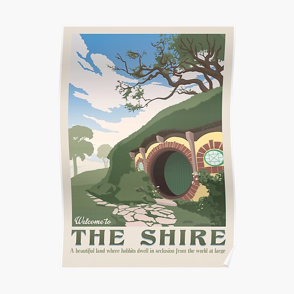 The peaceful Shire Poster