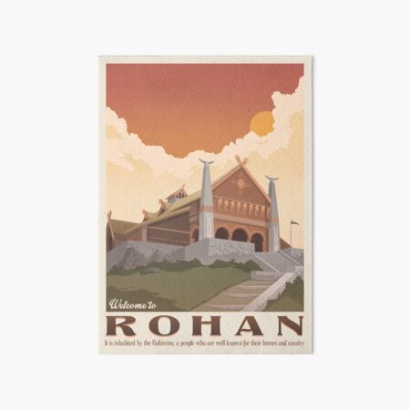 The land of horses Art Board Print