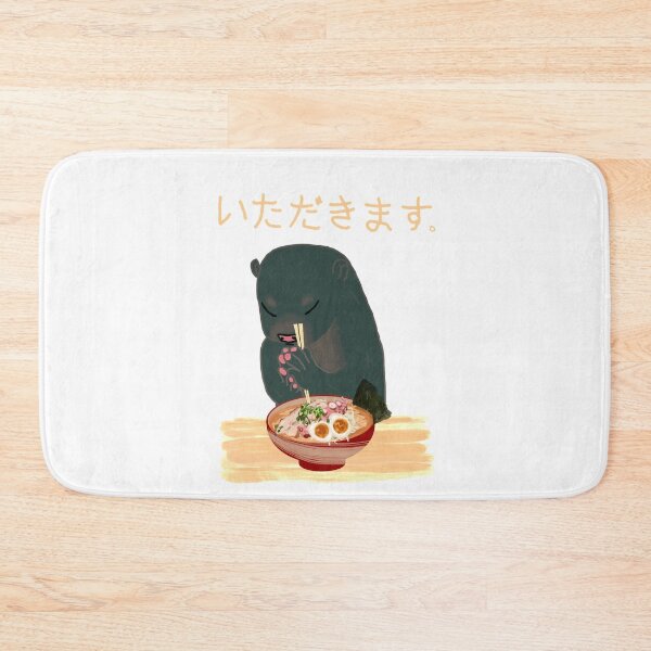 Item preview, cute otter eats ramen. itadakimasu. designed and sold by JeffPark.