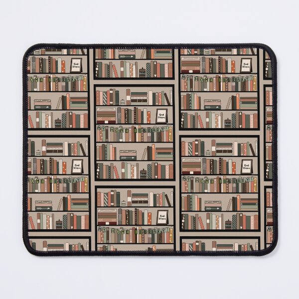Item preview, Home Library Bookshelf designed and sold by WondrousDoodles.