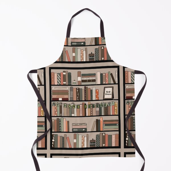 Item preview, Home Library Bookshelf designed and sold by WondrousDoodles.