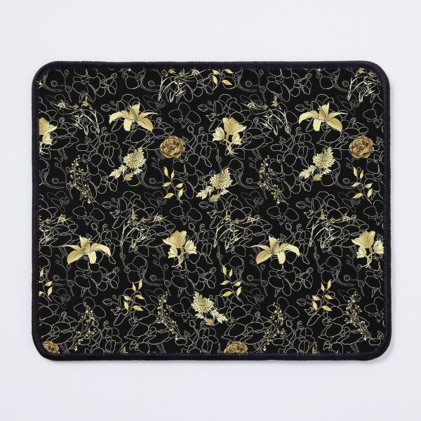 Item preview, Gold floral pattern designed and sold by MrJean.