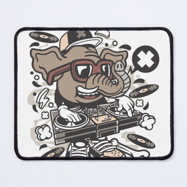 Item preview, DJ Elephant designed and sold by BeeMeCreative.