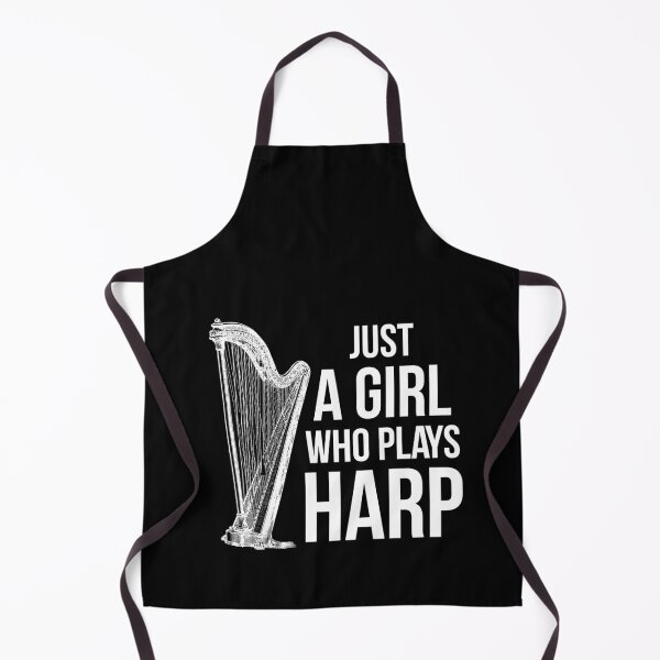 Item preview, Just a Girl Who Plays Harp designed and sold by Hapoel.