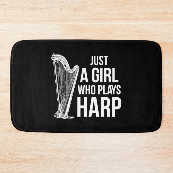 Item preview, Just a Girl Who Plays Harp designed and sold by Hapoel.