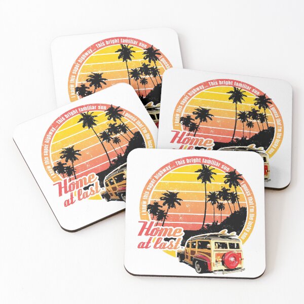 Item preview, Retro Woodie Surf Wagon and Sunset designed and sold by GraphicAlchemy.