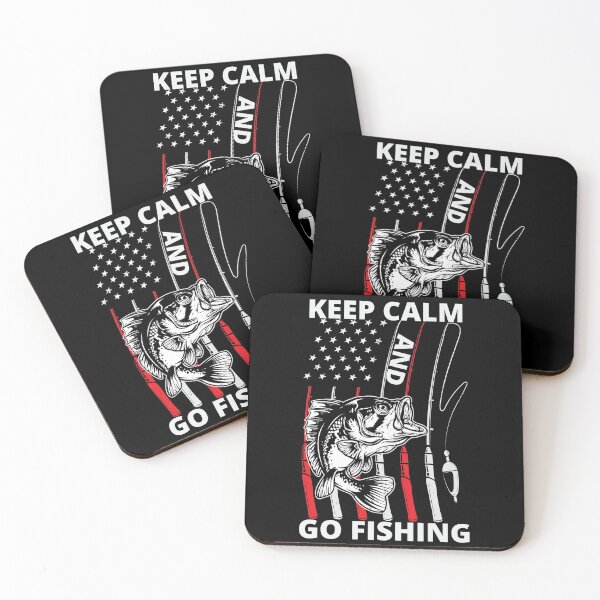 Item preview, KEEP CALM AND GO FISHING AMERICAN FLAG FISHING RODS designed and sold by Wheeler-Styl3.