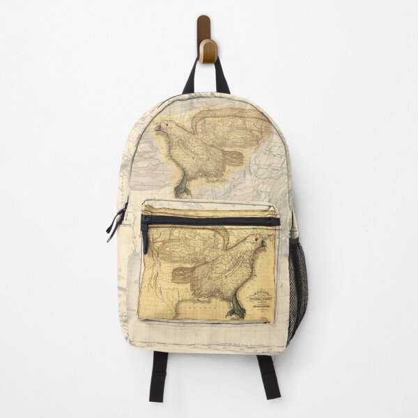 Item preview, Eagle on the map of United States vintage design, 1833 designed and sold by NineJuly.