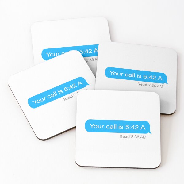 Item preview, Call Time Text Message designed and sold by goodbai.