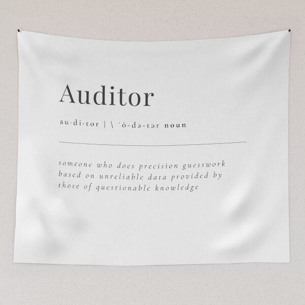 Item preview, Auditor - Someone who does precision GUESSWORK designed and sold by rgsblo.