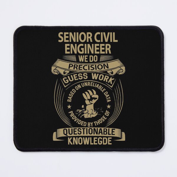 Item preview, Senior Civil Engineer T Shirt - We Do Precision Job Gift Item Tee designed and sold by natalinedk.