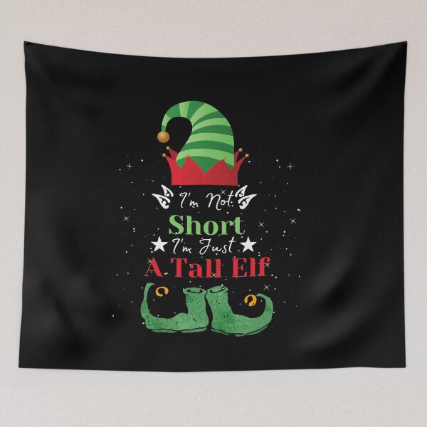 Item preview,  I'm Not Short I'm Just a Tall Elf - Christmas Elf - Ugly Christmas Sweater - Short Elf - tall elf designed and sold by prodesignerpro.