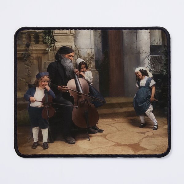 Item preview, Old man with cello and 3 children designed and sold by Mario  Unger.