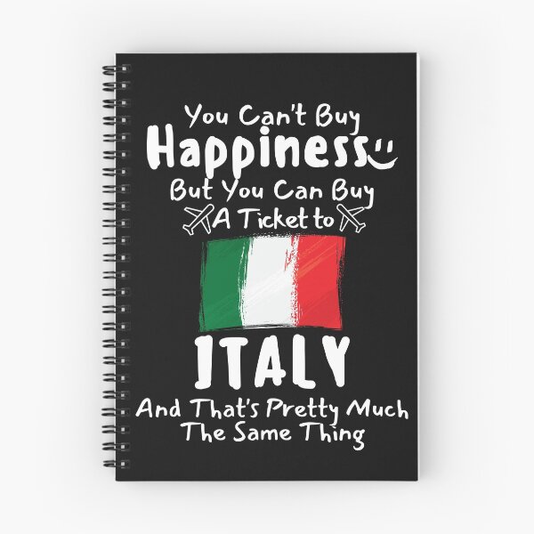 Item preview, You Can't Buy A Happiness But You Can Buy A Ticket To Italy T-Shirt, Travel, Dream Destination, Flag Shirt  designed and sold by world-of-things.