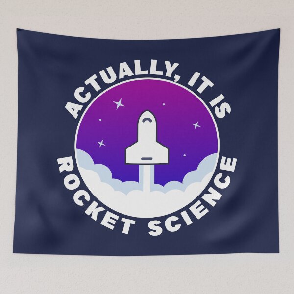 Item preview, Actually, It Is Rocket Science designed and sold by TashaVector.