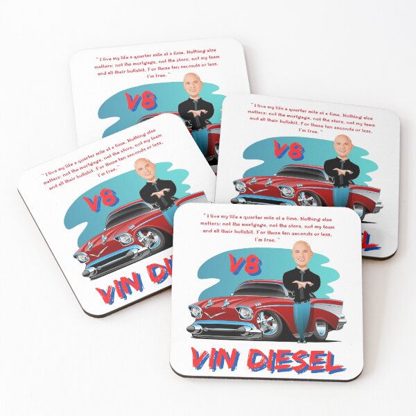 Item preview, Vin Diesel-I live my life a quarter mile at a time designed and sold by DrawingAndText.