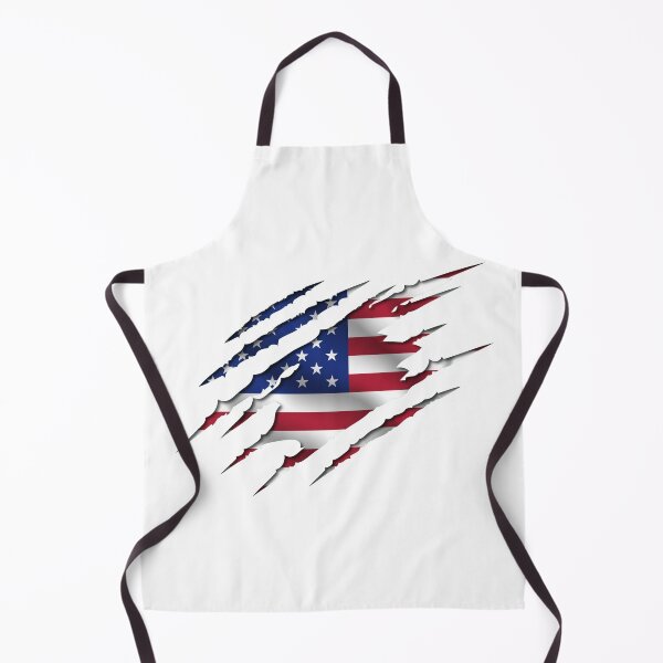 Item preview, USA US America Stars Stripes Flag Flag Ripped Present Gift Idea designed and sold by BruSign.