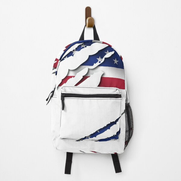 Item preview, USA US America Stars Stripes Flag Flag Ripped Present Gift Idea designed and sold by BruSign.
