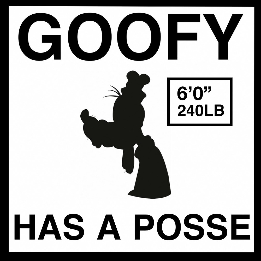 Goofy Has A Posse By Popxcult Redbubble 6274