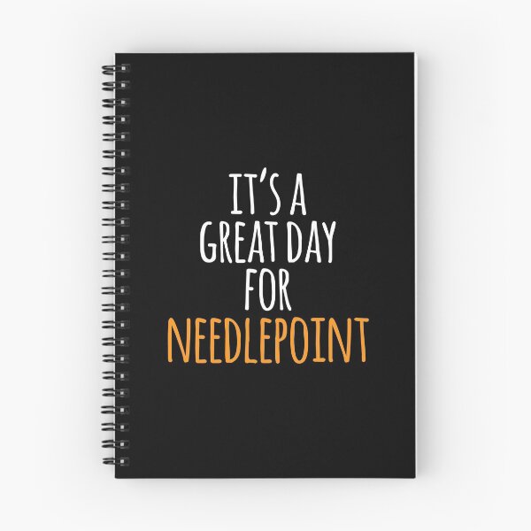 Item preview, It's a Great Day for Needlepoint designed and sold by kindxinn.