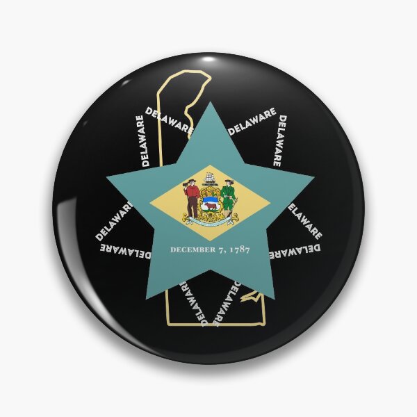 Item preview, Delaware state of America / flag designed and sold by Svinil.