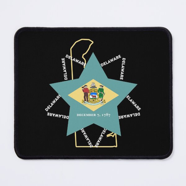 Item preview, Delaware state of America / flag designed and sold by Svinil.