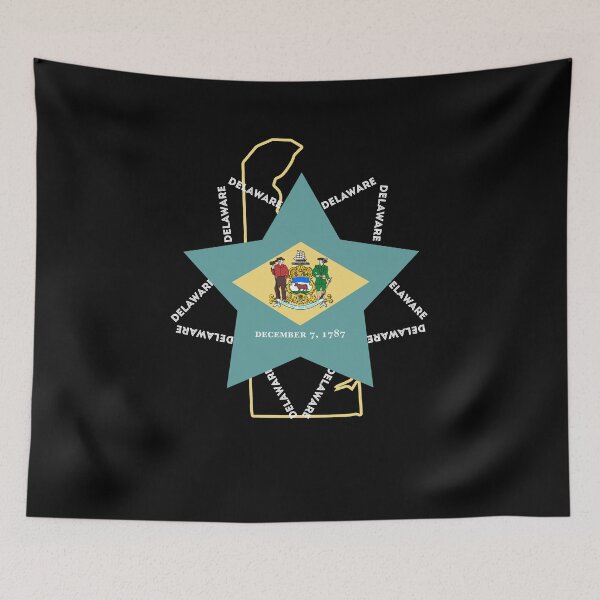 Item preview, Delaware state of America / flag designed and sold by Svinil.